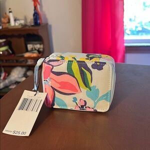 Vera Bradley Marion Floral Travel Pill Case